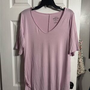 Torrid Women's Pink V-Neck Top